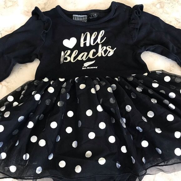 All Blacks Polka Dot Dress - Picture 2 of 6